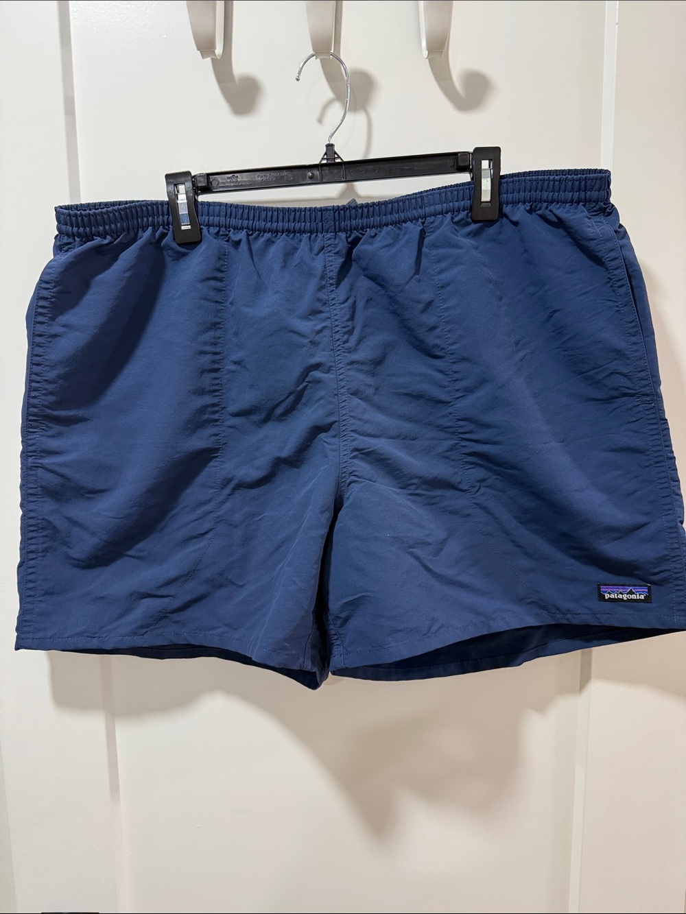 Patagonia Blue Elastic-Waist Swim Shorts - XXL